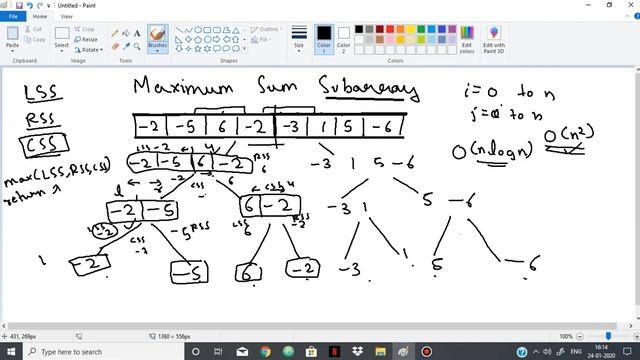 Finding Maximum Sum SubArray using Divide and Conquer Approach. смотреть онлайн