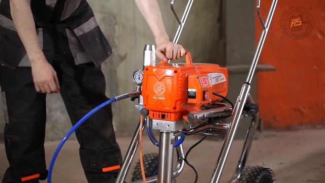 Этапы начала работы и процесс покраски с окрасочным аппаратом ASPRO-5000®. смотреть онлайн