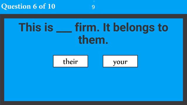 Pronouns Quiz #1 | English Quiz | Beginner смотреть онлайн