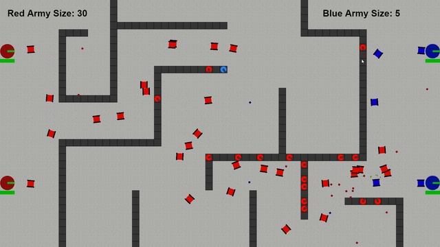 Construct 3 - Tank / Turret Battle Sim Test смотреть онлайн