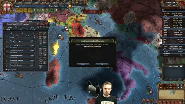 EUIV: Honest Competition (Genoa) Episode 16 - To War, or Not to War смотреть онлайн