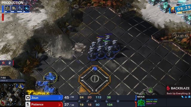 StarCraft 2 - PATIENCE vs ZOUN - Alpha X Series Special #18 смотреть онлайн