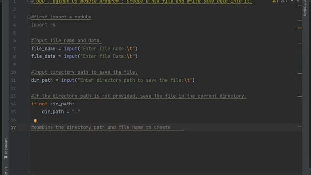 How to create a new file and write some data into it. | python OS module program | #python3 #progra смотреть онлайн