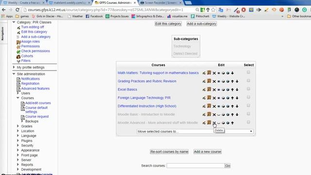 Delete a Moodle course смотреть онлайн