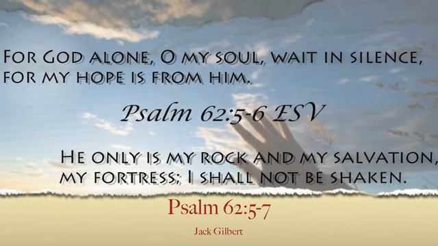 Psalm 62-5-6 ESV 1 смотреть онлайн