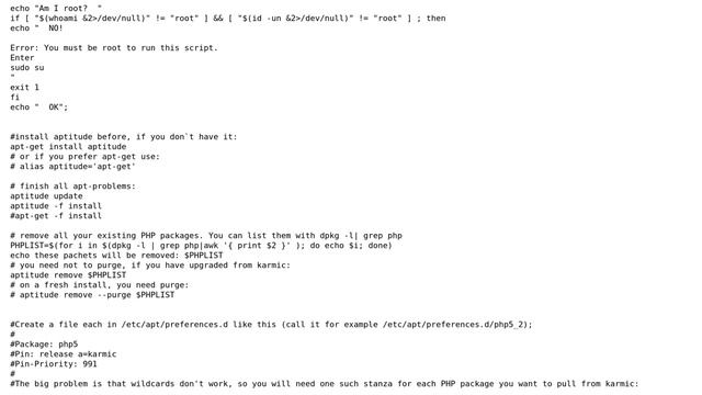 DevOps & SysAdmins: How to downgrade a certain ubuntu 10.04 package (php) back to karmic? смотреть онлайн