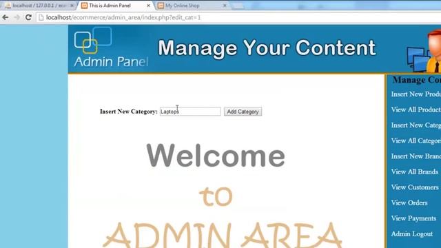 [WEBDEVELOPMENT] Chapter 6 - Admin panel Edit Category смотреть онлайн