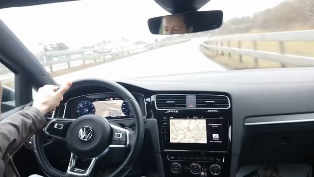 Test Driving Vw Golf 7 GTE - Hybrid, Electric and GTE Mode смотреть онлайн