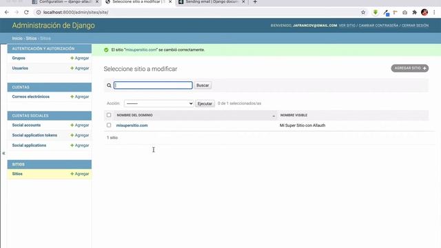 Django + AllAuth + Google OAuth 2.0
