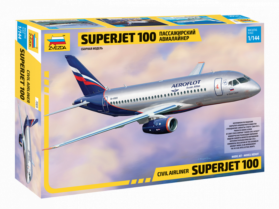 Сборка_SSJ-100 1/144 масштабе от компании звезда смотреть онлайн