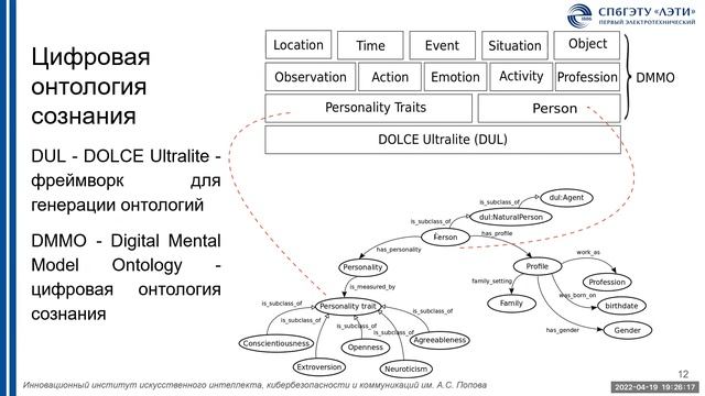 Семинар "Нейросимволический подход к описанию модели сознания человека" смотреть онлайн