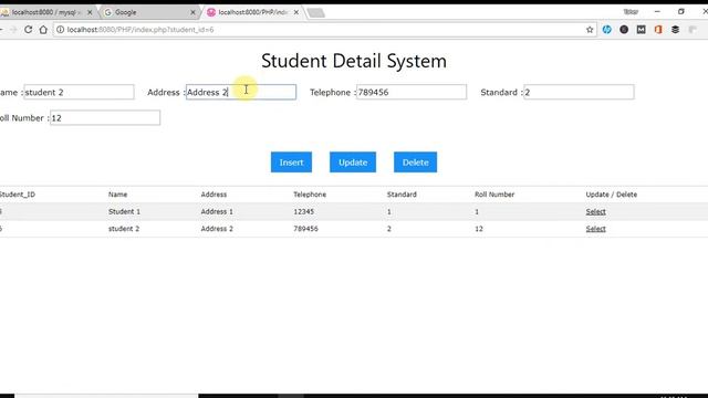 PHP CRUD OUTPUT смотреть онлайн
