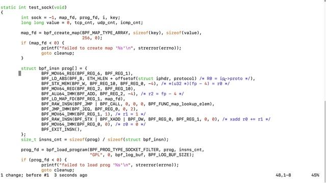 Linux BPF bytecode example смотреть онлайн