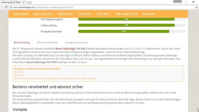 Säbelsäge Bosch PSA 900 E | Infos, Tipps und Testsieger | SaebelSaegen.net смотреть онлайн