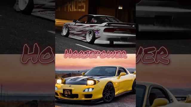 Nissan 240SX V.S. Mazda RX-7 #car #JDM #competition смотреть онлайн