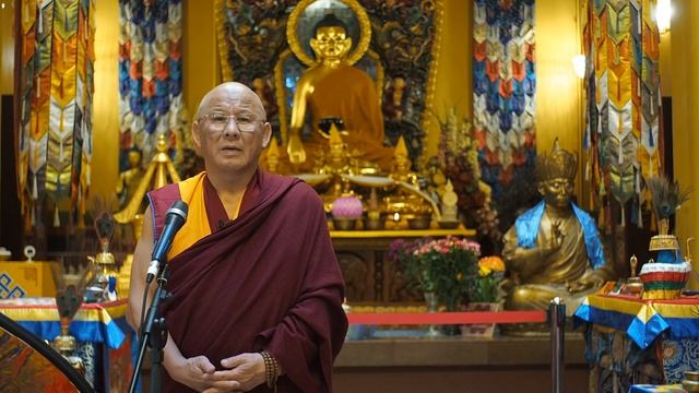 Поздравление настоятеля Дацана Гунзэчойнэй Бадмаева Б.Б. с Дончод хуралом (Весак) 26.05.21г смотреть онлайн