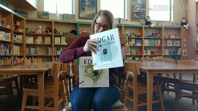 Edgar by Jennifer Adams, Book Talk, Elementary Library, Edgar Allan Poe смотреть онлайн