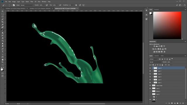 Paint Splash Speed Painting смотреть онлайн