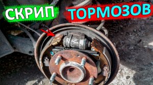 Скрип задних тормозов при нажатии на педаль тормоза ? как устранить