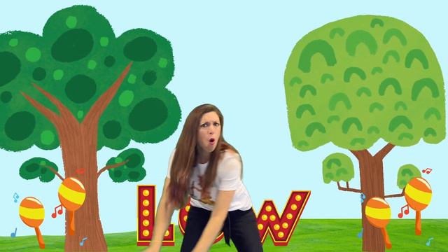 High and Low - An rhythm instrument action song to teach pitch for preschoolers and early elementar смотреть онлайн