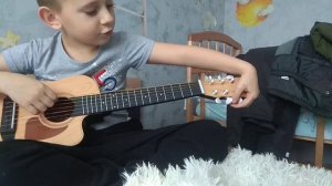 Учимся играть на гитаре " Я косынку завяжу"