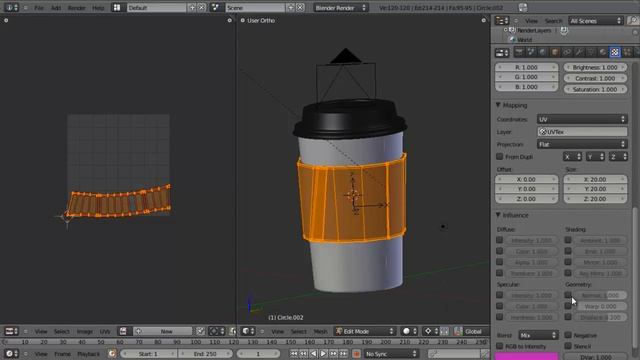 CGC Classic: Creating a Take Away Coffee Cup Pt. 2 (Blender 2.6) смотреть онлайн