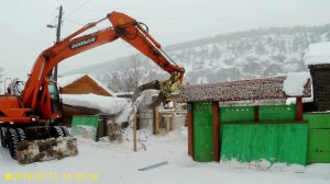 Про то как балку перекрытия на гараж подняли.
