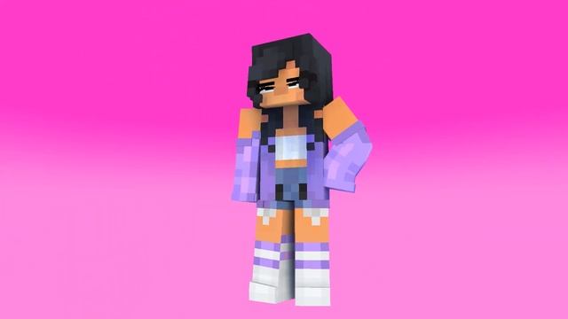 APHMAU FRIENDS COUPLE DANCE HELLO KITTY KITTY MAIZEN AND ZOEY - MINECRAFT ANIMATION #shorts