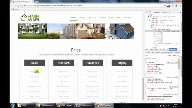 23 price 3 - HTML CSS Bootstrap Project - A Static Website смотреть онлайн