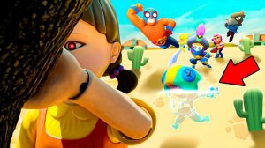 ИГРА В КАЛЬМАРА. МОЙ СЫН НЕОЖИДАЛ ТАКОГО! БРАВЛ СТАРС!