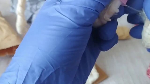 Как это сделано? Дед Мороз из ваты.г. Саратов смотреть онлайн