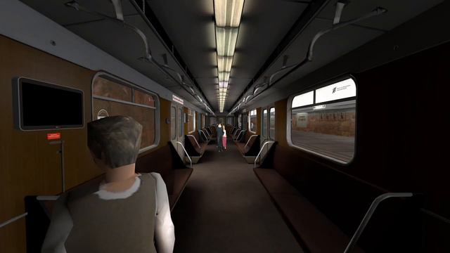 Garry's mod Metrostroi состав 81-717 Номерной с маской 222 Минский метрополитен смотреть онлайн