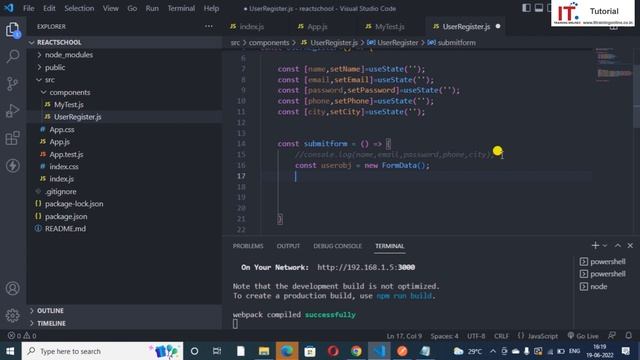 Post API, use State hook, Axios, FormData, React JS Tutorial for beginners Hindi 2023 #reactjs смотреть онлайн