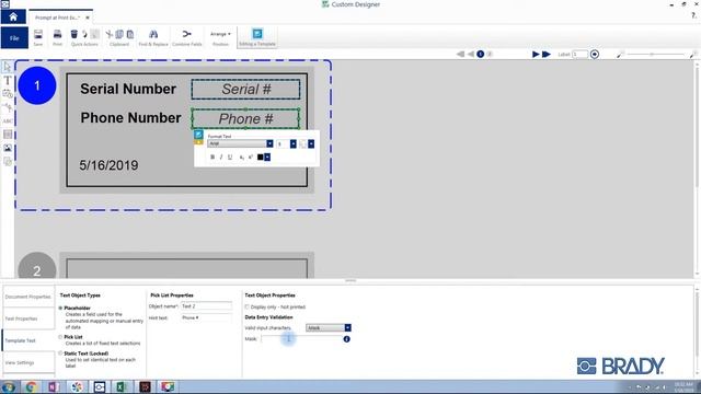 How to Prompt at Print | Brady Workstation смотреть онлайн