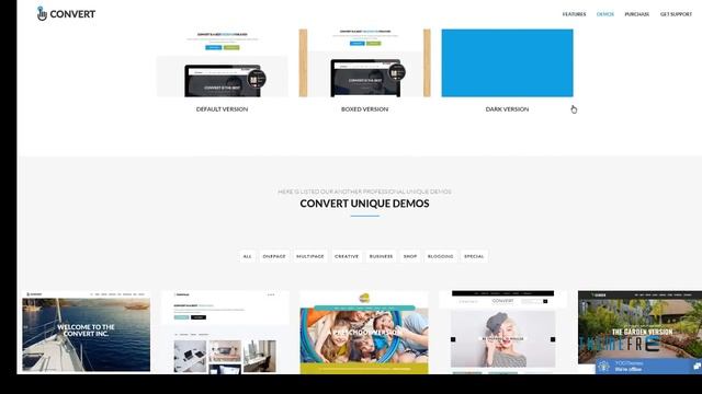 Convert Responsive Multi-Purpose WordPress | Free Template Dw смотреть онлайн