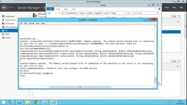 Fix: Failed to start and configure the WSUS service in Windows Server 2012 смотреть онлайн
