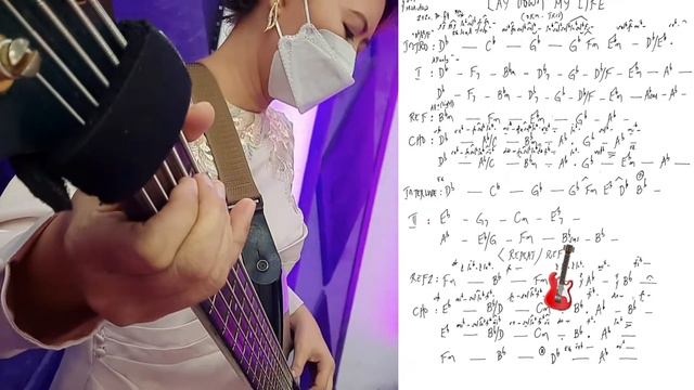 LAY DOWN MY LIFE I OKM : BASS GUITAR WITH CHORDS GUIDE смотреть онлайн