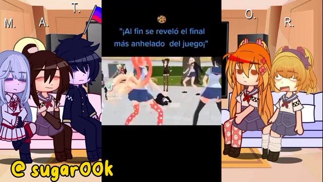 random character react to Yandere simulator ! // gacha n // enjoy ! // (1/2) // смотреть онлайн