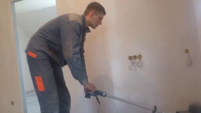 Шлифовка стяжки. смотреть онлайн