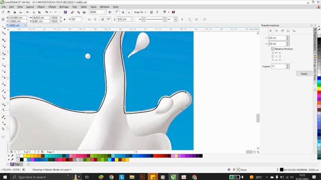 Belajar Desain Corel Draw Cara Membuat Label Produk Corel Draw