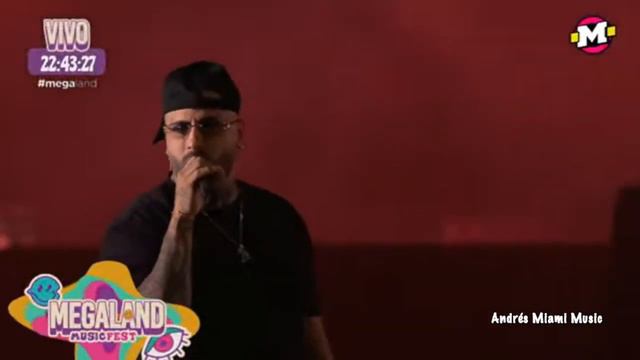 #nickyjam en el concierto de #megaland 2022 vuelve con sus clásicos y rompe en #bogotá смотреть онлайн