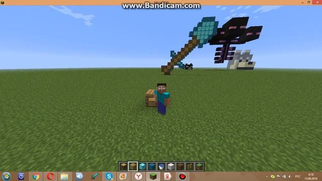 Как построить Алмазный Топор в Minecraft смотреть онлайн