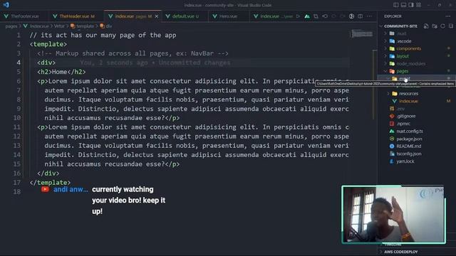 Let's Build a Full Stack App with Nuxt 3 and Supabase with Tailwind CSS [5 Frond-end part смотреть онлайн