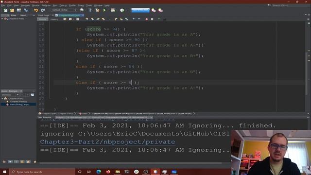 CIS 1500 - Intro to Programming ( Java ) - Decision Structures part 2 - Winter 2021 смотреть онлайн