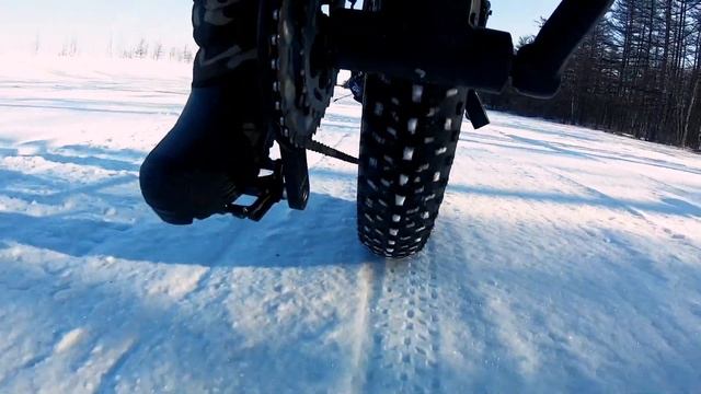 Зимний велопоход. Фетбайк. смотреть онлайн