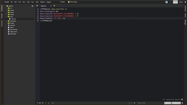 PHP Blogging Application: Rewrite URLs with .htaccess смотреть онлайн