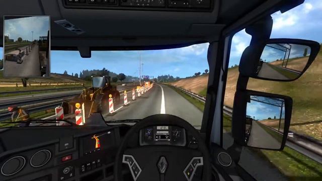 Euro Truck Simulator 2 New Renault T From Paris to Hamburg смотреть онлайн