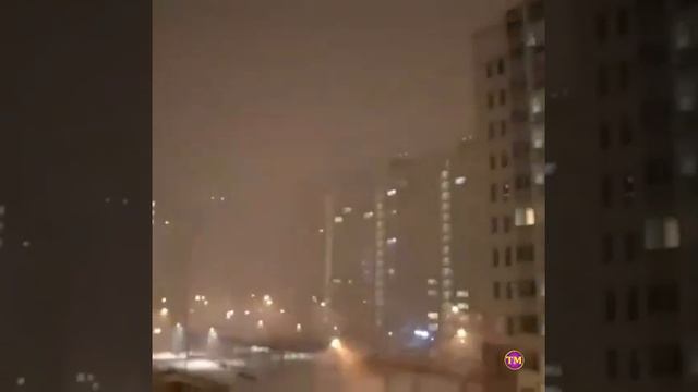 Молния и гром в Москве зимой смотреть онлайн