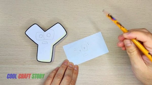 Cool Craft | Paper Alphabet Lore X Y Z