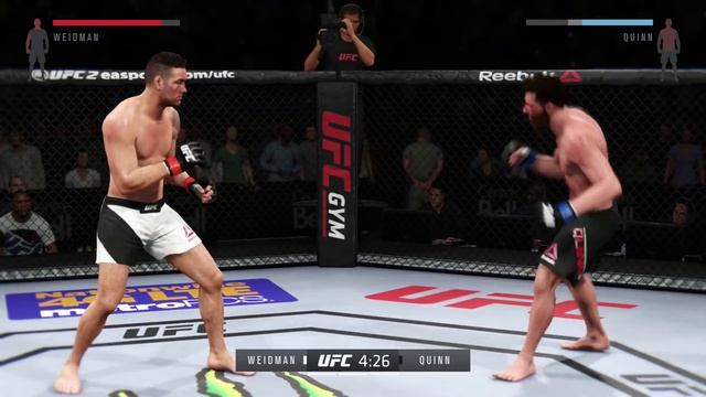 EA Sports UFC 2 - Career - Let's Play - Part 10 - "Chris Weidman Super Fight Challenge" | DanQ8000 смотреть онлайн